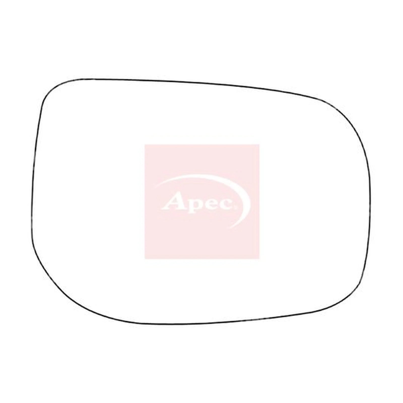 Apec Exterior Wing Mirror Glass Right AMS2190
