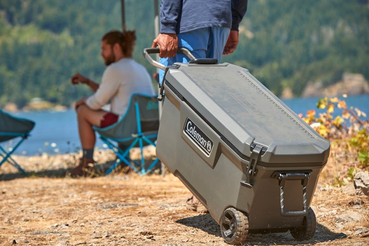 Coleman 100QT Convoy Wheeled Cooler Box