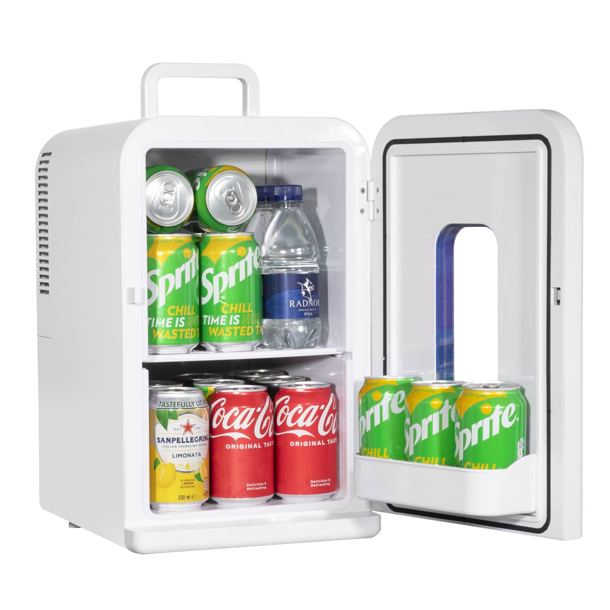 Baridi Mini Fridge/Warmer 15L Capacity 12V/230V - White DH94