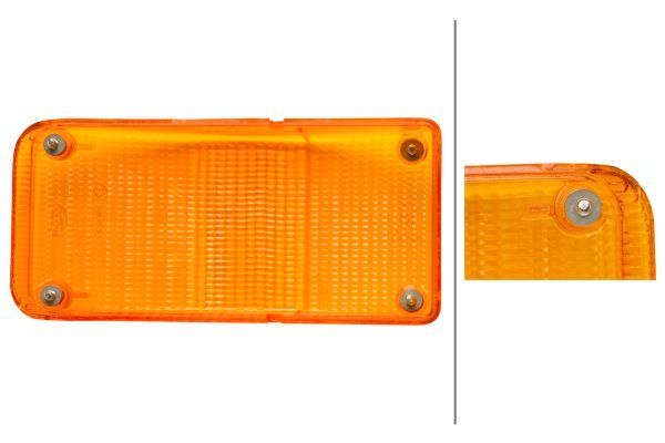 Hella Lens, direction indicator 9EL 111 157-011