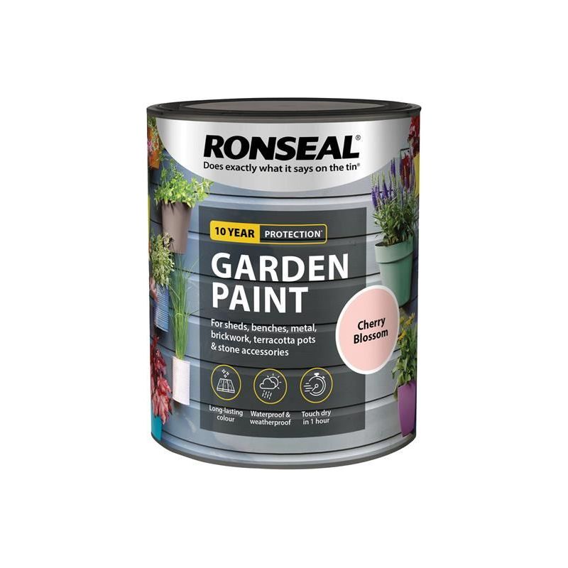 Ronseal Garden Paint Cherry Blossom 750ml