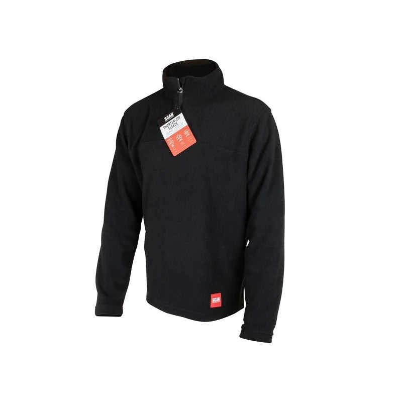 Scan 1/4 Zip Fleece Jumper - M - SCAWWFLEECM