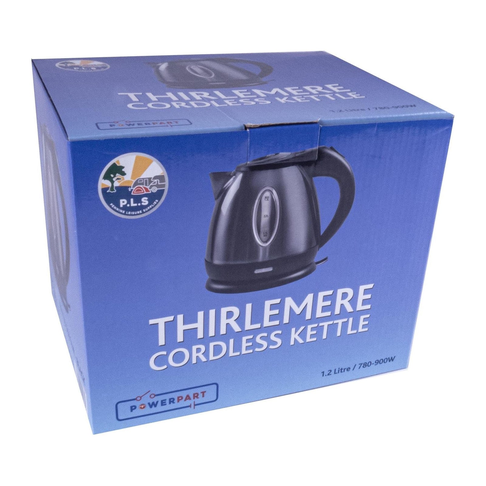 Matte Black Low Power 1.2L 750W Cordless Kettle