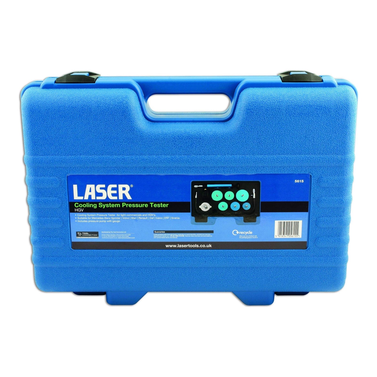 Laser Cooling System Pressure Tester - for HGV 5615