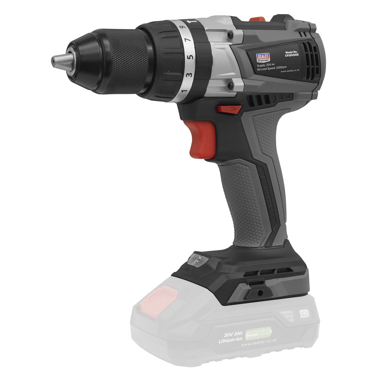 Sealey Brushless Tool Combo 4 x 20V SV20 Series 2 Batteries CP20VCOMBOX1