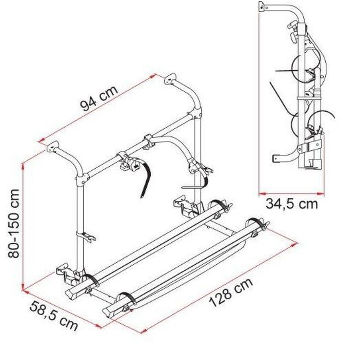 Fiamma Carry-Bike Pro Autotrail 02093A98A