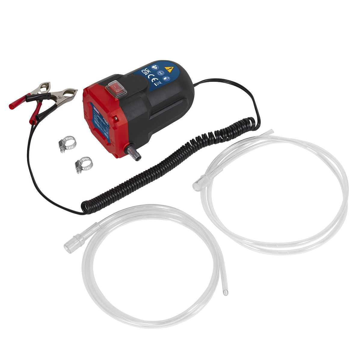 Sealey 12V 84W Oil Diesel Transfer Pump Fuel Transfer Siphon Extractor