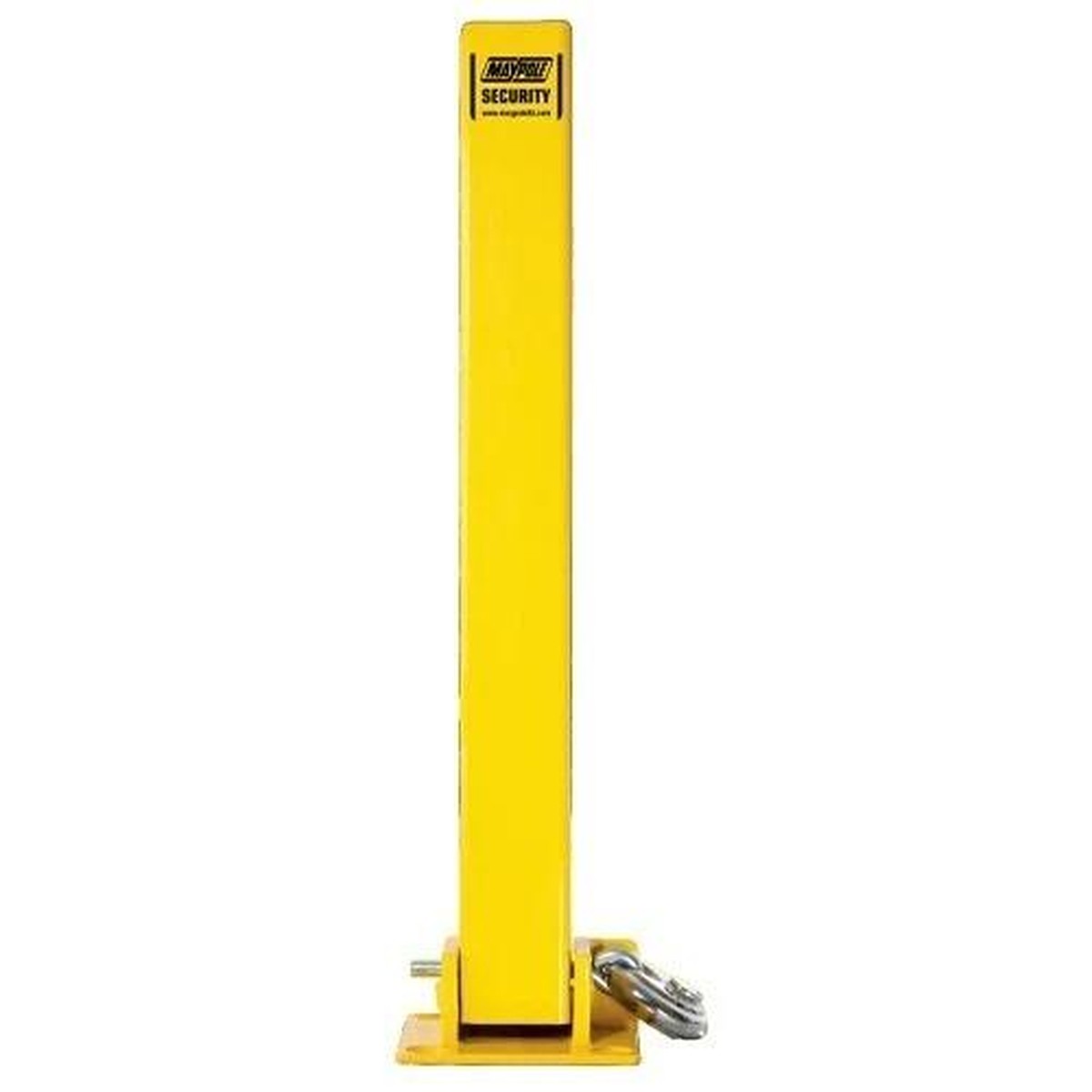 Maypole Security Parking Post Driveway Bollard Fold Down, Padlock & Anchor