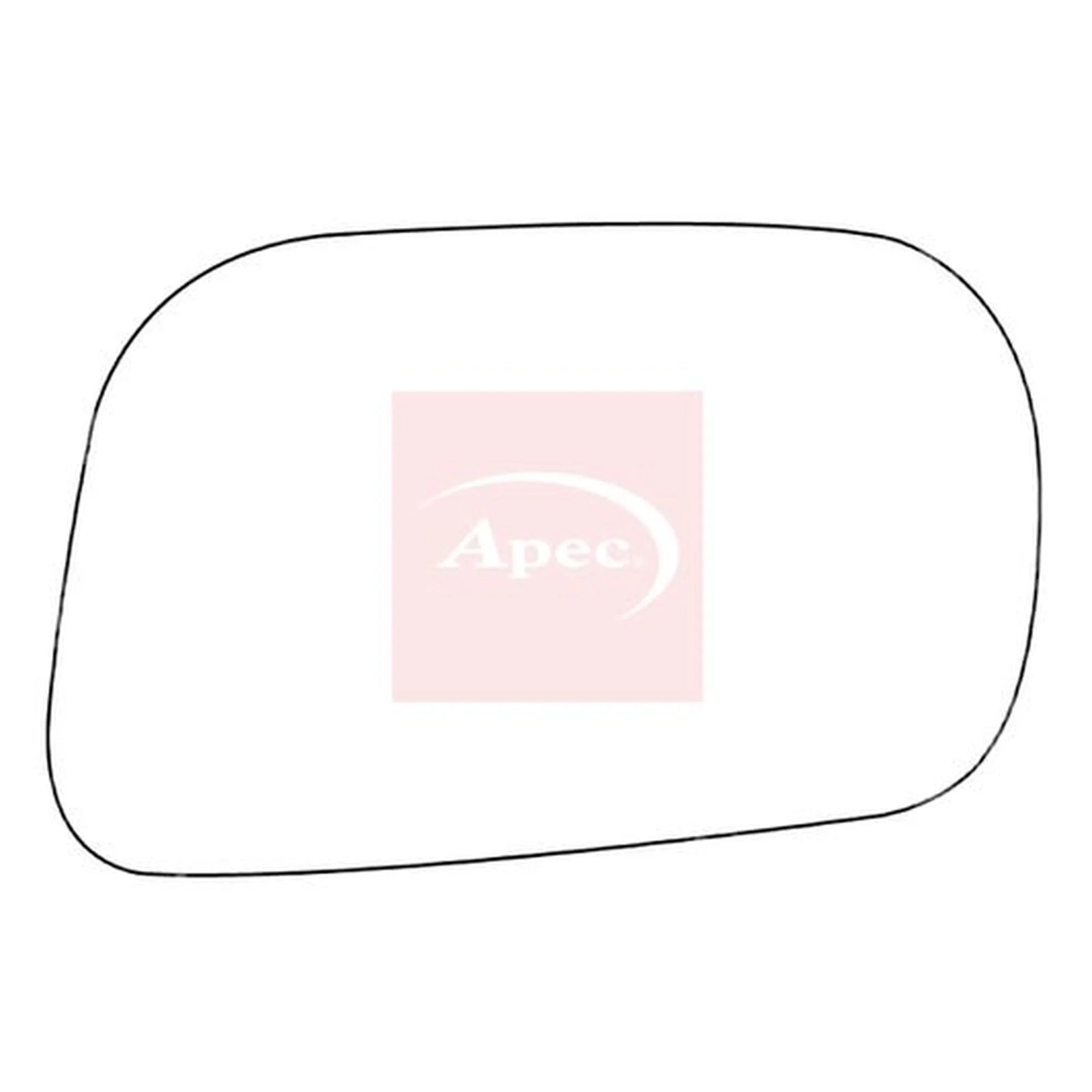 Apec Exterior Wing Mirror Glass Right AMS2690