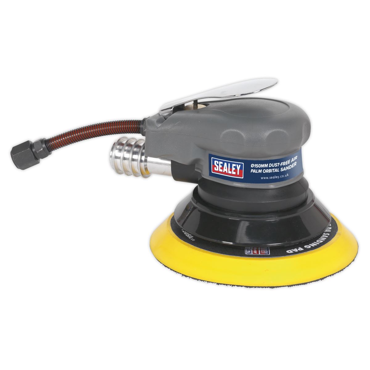 Sealey SA09 150mm Air Palm Orbital Sander Sanding Dust Free Extraction 1/4" BSP