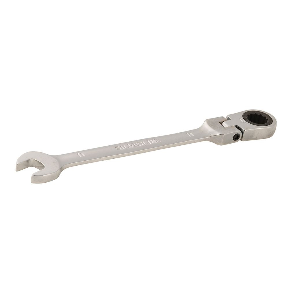 Silverline Flexible Head Ratchet Spanner 11mm