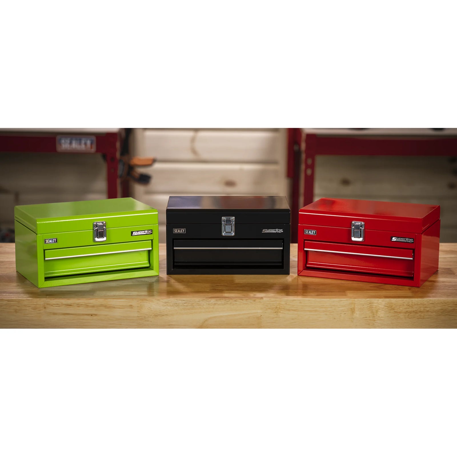 Sealey Superline PRO Mini Toolbox 1 Drawer Red 260x166x142mm