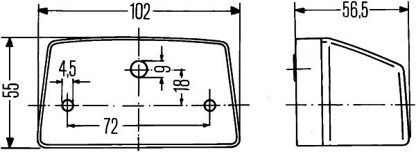 Hella Licence Plate Light / Lamp 2KA 003 389-398