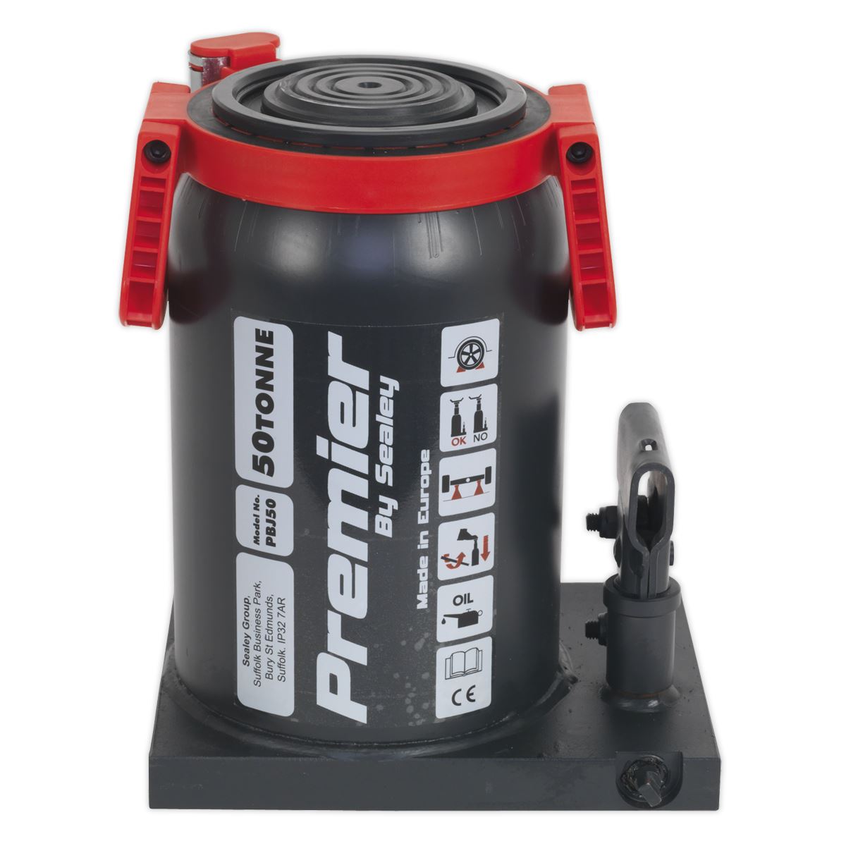 Sealey Premier Bottle Jack 50tonne PBJ50