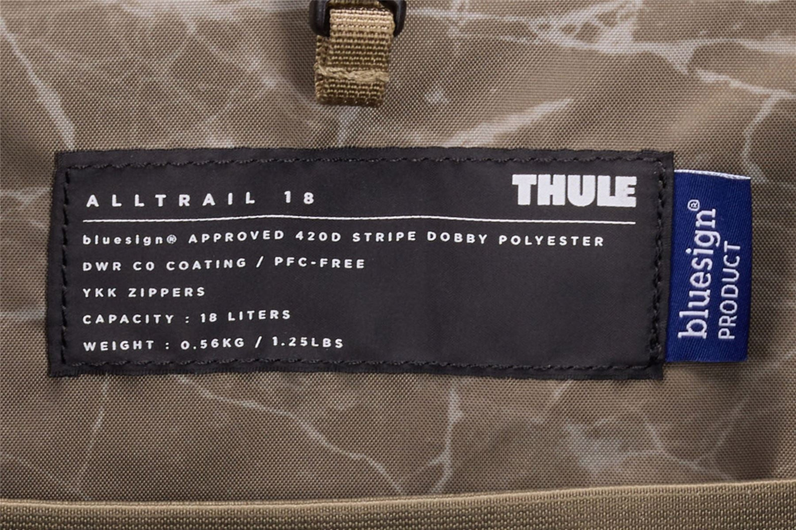Thule AllTrail 18L daypack with rain cover black