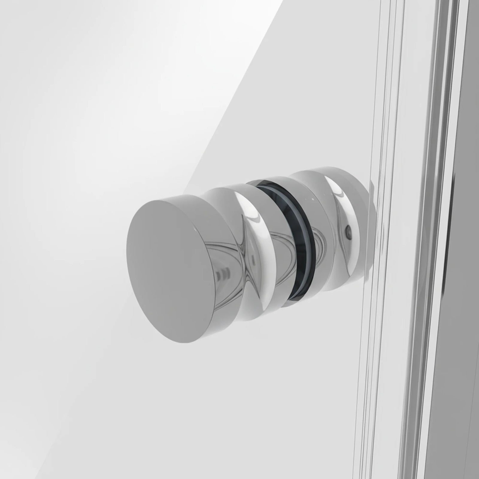 Baridi Hinged Shower Door 800 x 1850mm 6mm Tempered Glass
