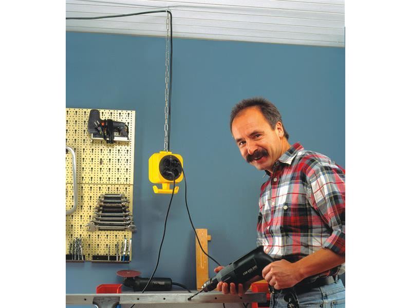 Brennenstuhl Hanging Extension Cable 240V 13A 6-Socket 5m