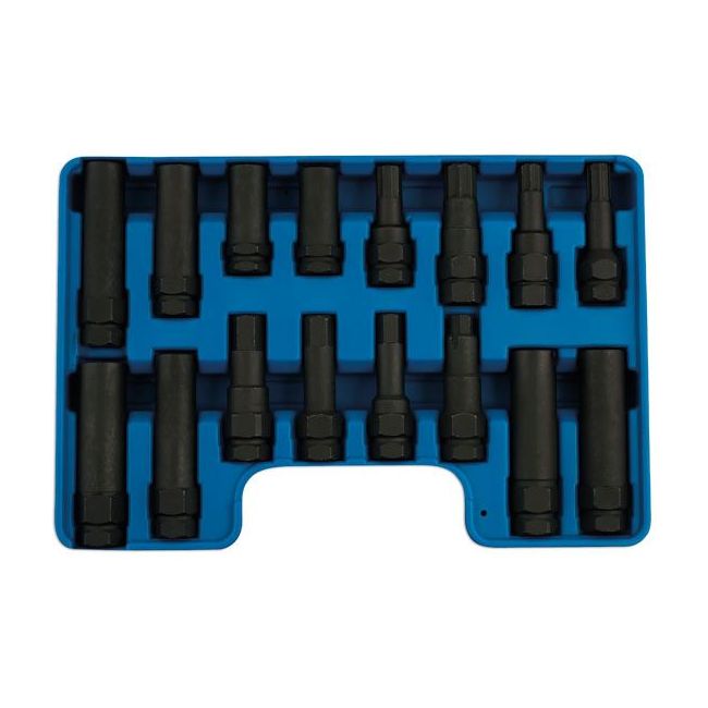 Laser Locking Wheel Nut Master Key Set 16pc 5982