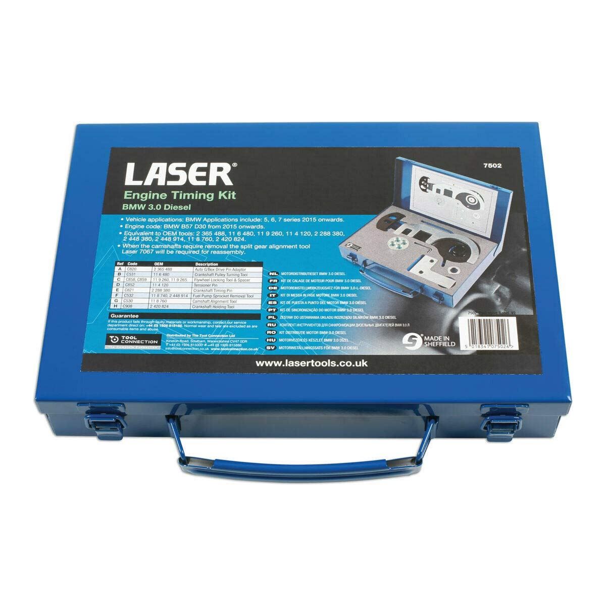 Laser Engine Timing Kit - for BMW 3.0 Diesel 7502