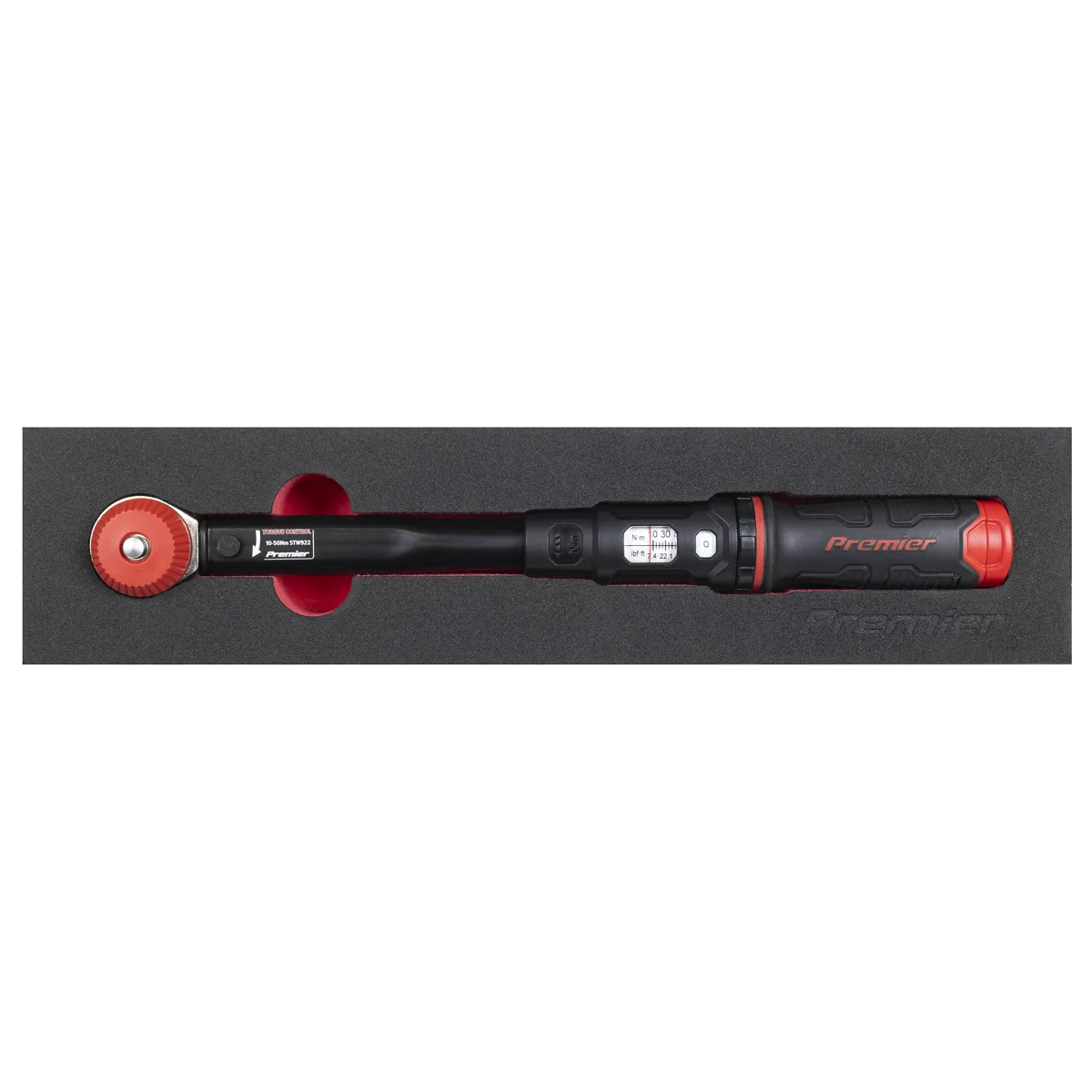 Sealey Micrometer Torque Wrench 10-50Nm 3/8"Sq Drive