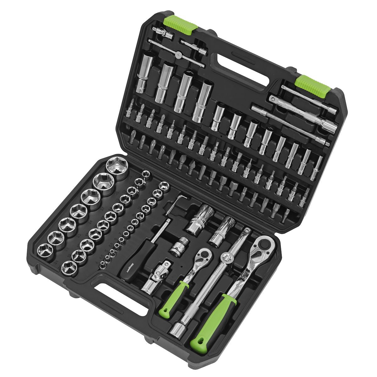 Sealey Socket Set 94pc 1/4" & 1/2"Sq Drive WallDrive® Metric