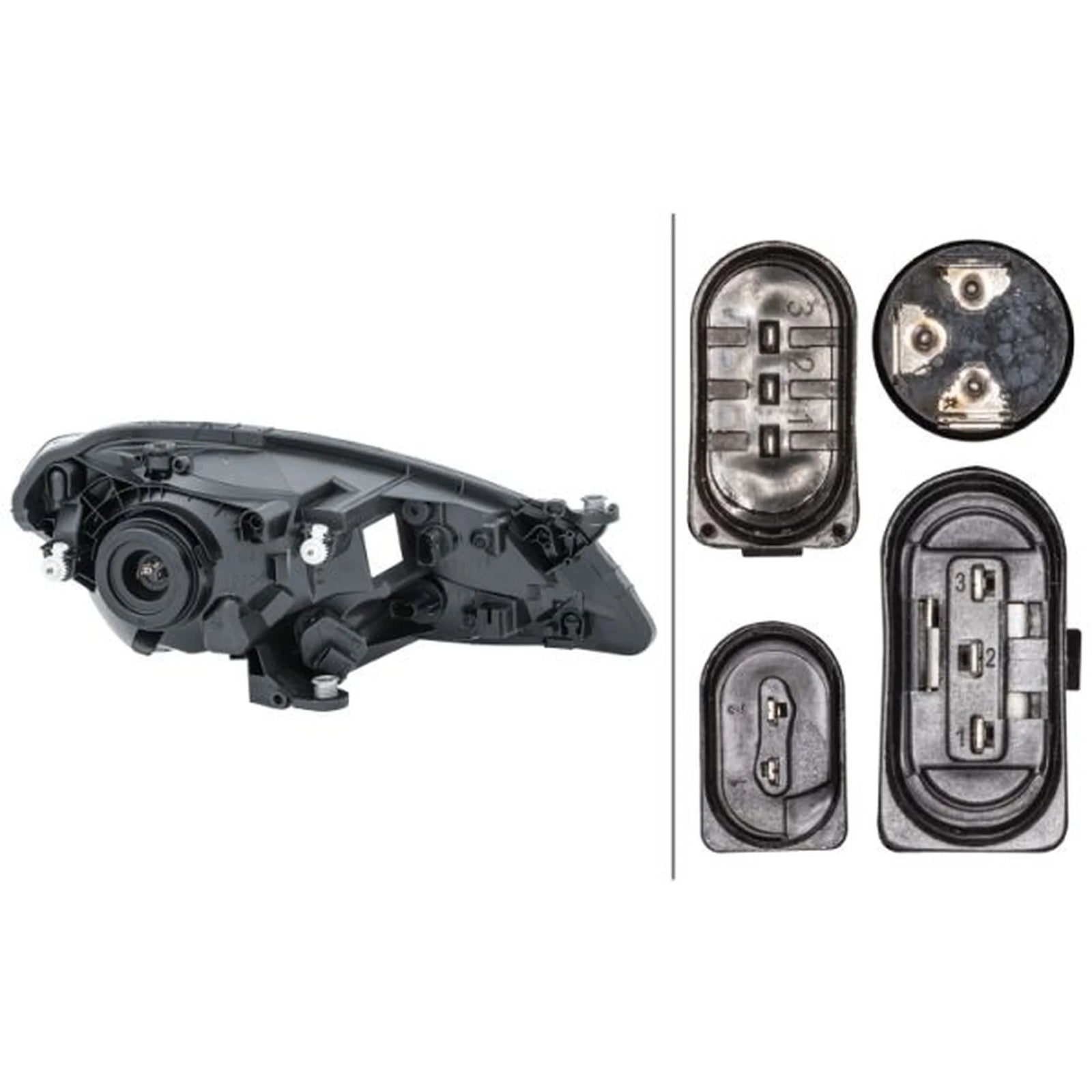Hella Headlight Headlamp PY21W Left 1EJ 010 671-011