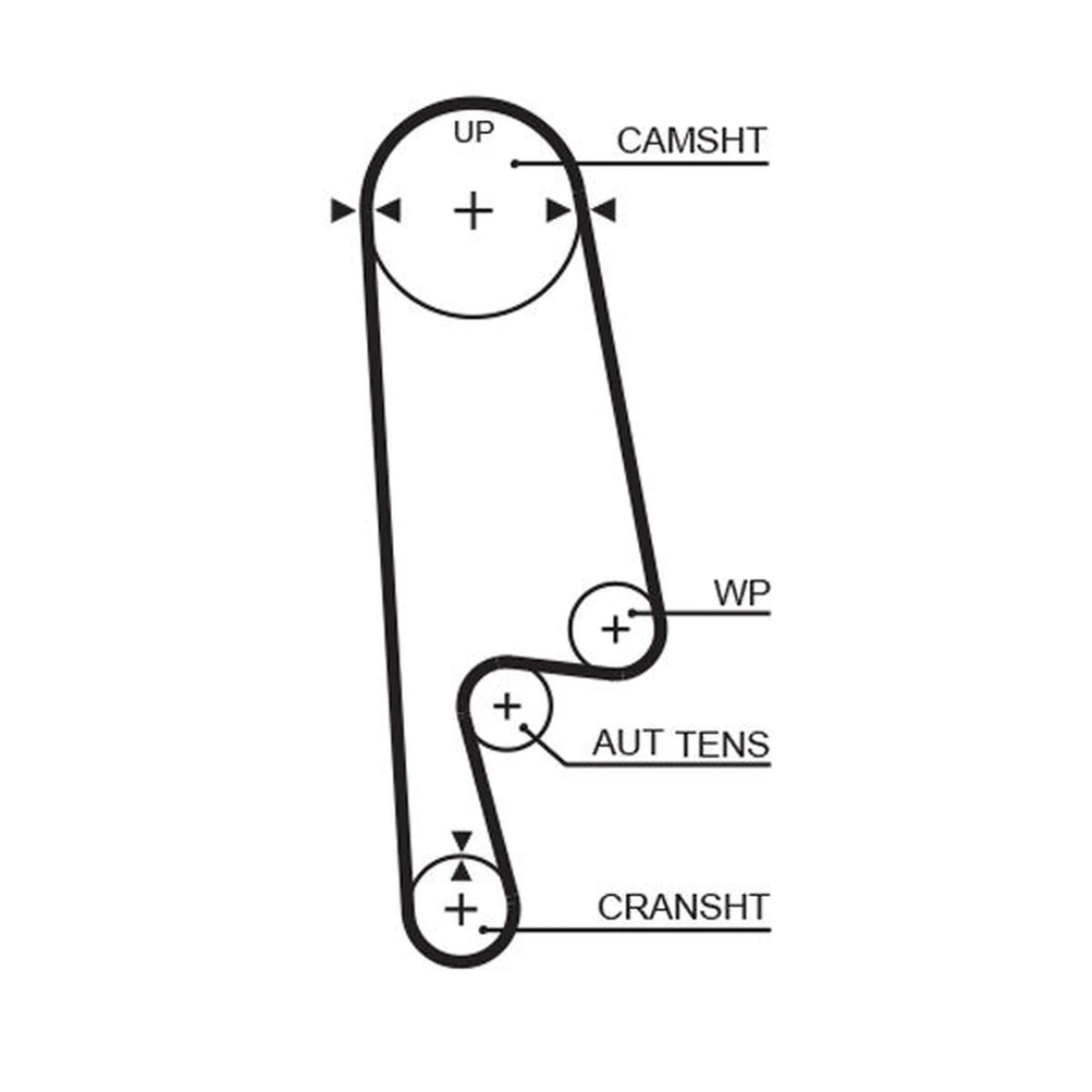 Gates Timing Belt & Water Pump Kit KP15234XS