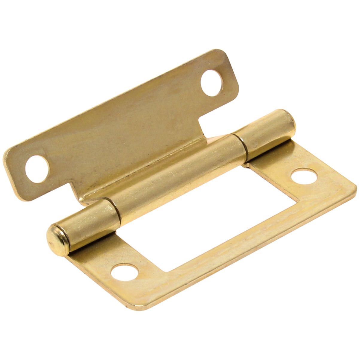 Cranked Flush Hinge Brass for Caravan/Motorhomes