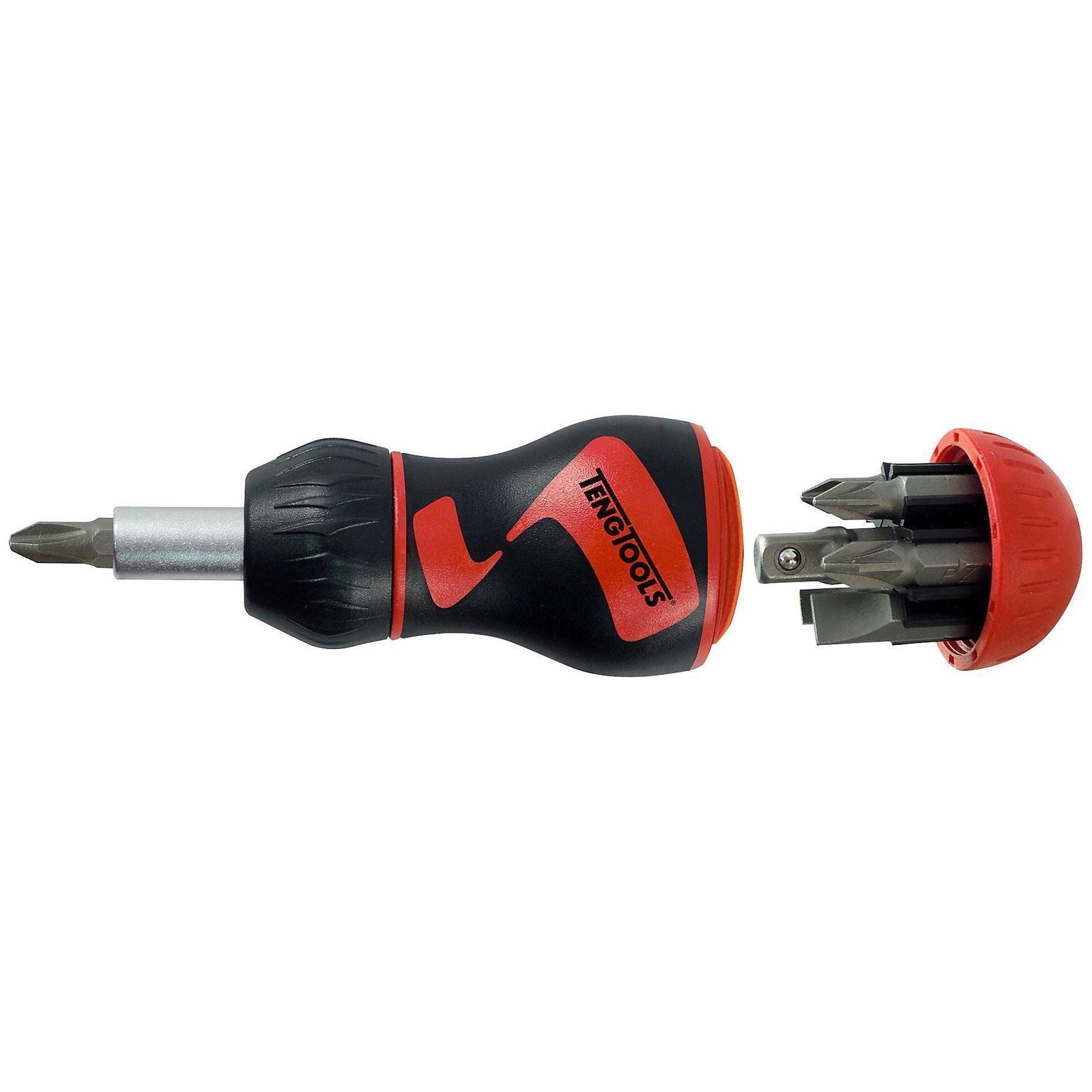 Teng Tools 1/4" Stubby Ratcheting Bits Driver Set