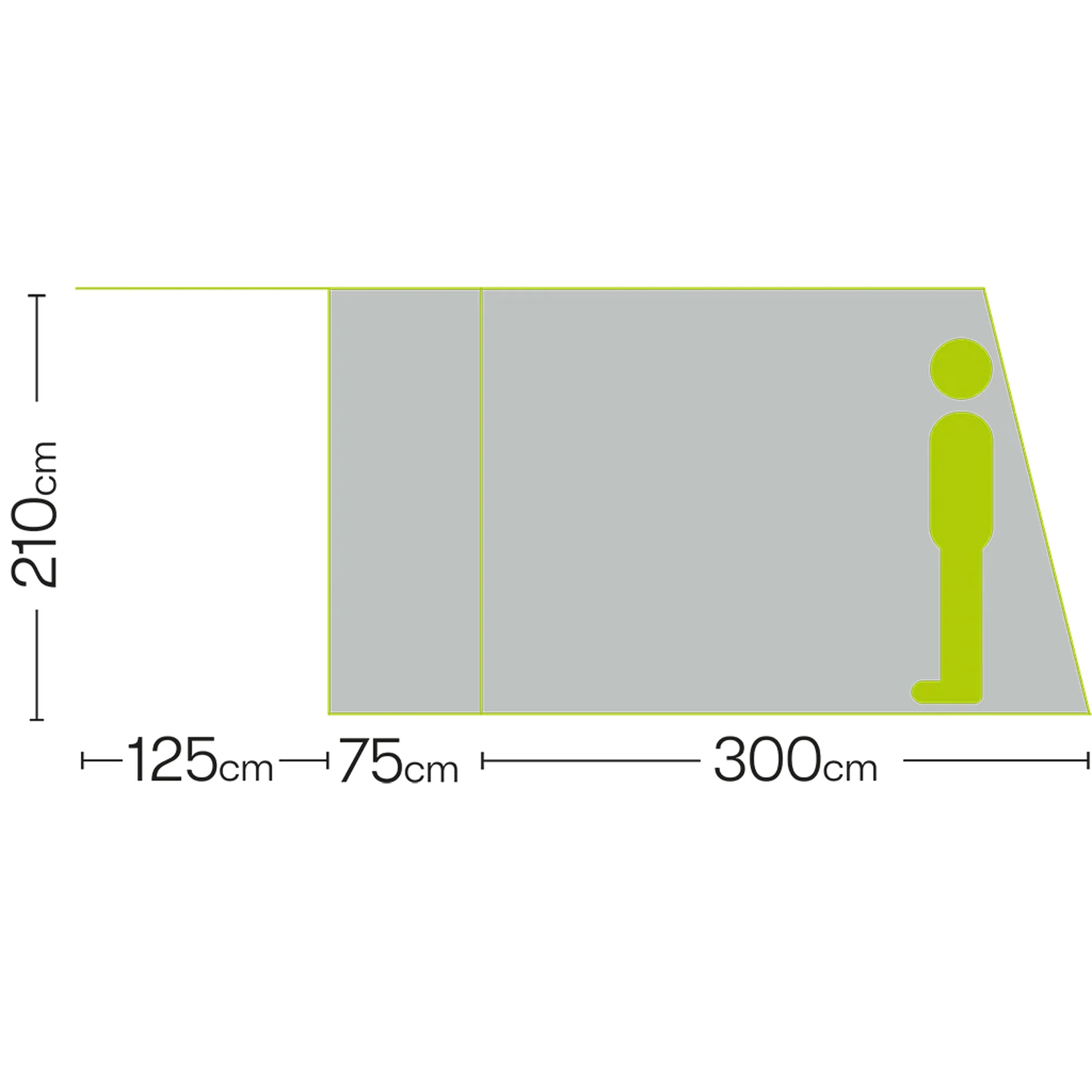 Quest Drive Away Awning Buzzard 300 - 16.9kg