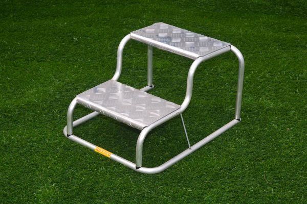 Milenco Original Aluminium Double Step – Lightweight, Robust Caravan & Motorhome Step (360×210mm Tread)
