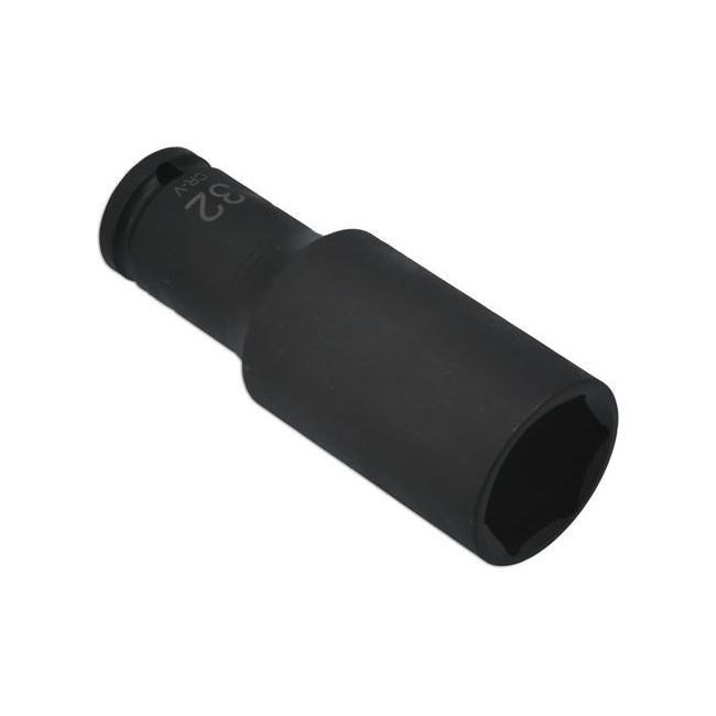 Laser Extra Deep Impact Socket 1/2"D 32mm 7773