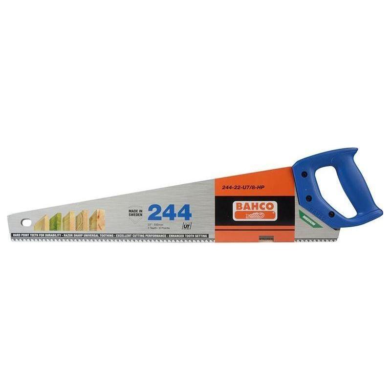 Bahco 244-22-U7/8-HP Hardpoint Handsaw 550mm (22in) 7 TPI