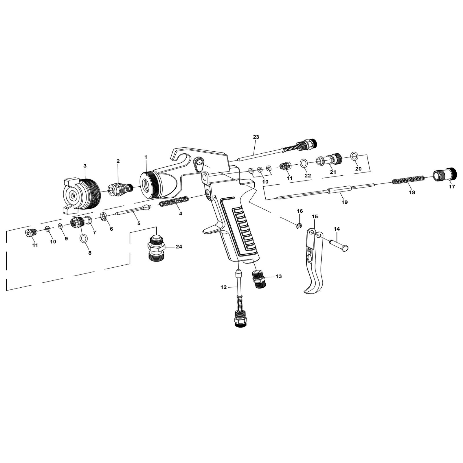 Sealey Pattern Adjustment Assembly SSG1P-1-V3-23