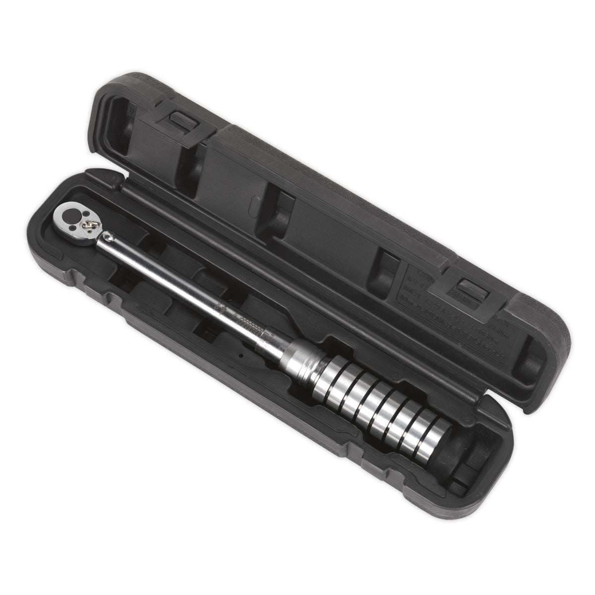 Sealey Torque Wrench Micrometer Style 1/4"Sq Drive 4-20Nm(2.9-14.8lb.ft) Calibra