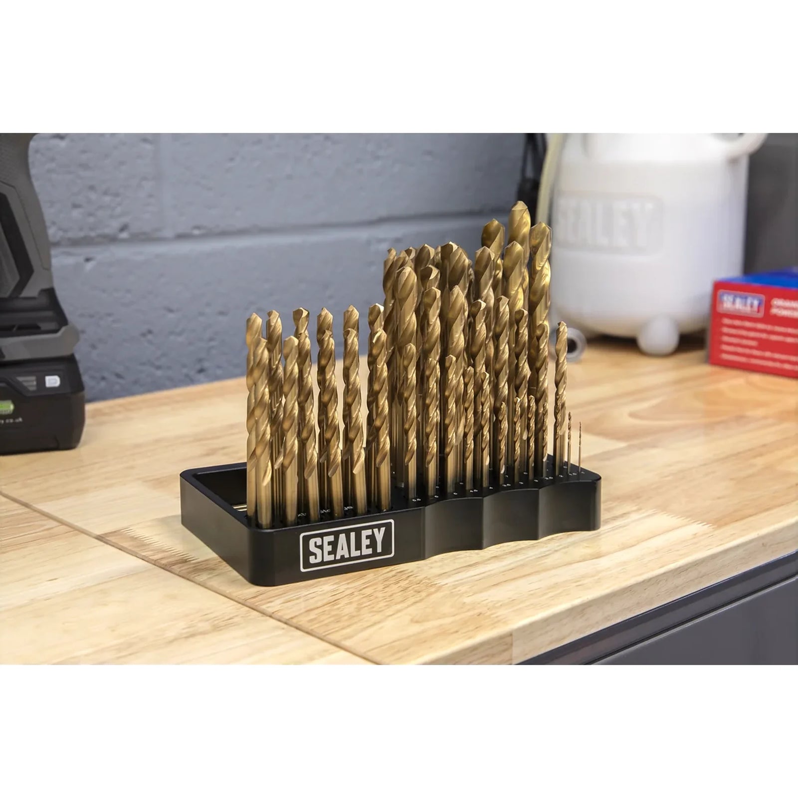 Sealey Heavy-Duty Drill Bit Stand 52 Hole GDH79