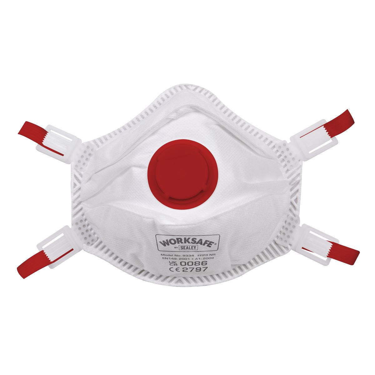 Worksafe Worksafe FFP3 Valved Cup Mask - Pack of 10 9334/10
