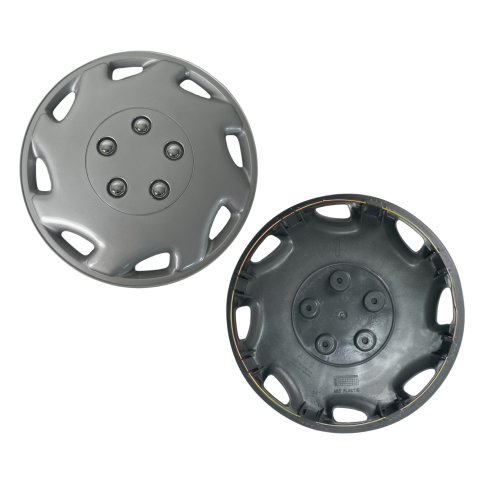 Milenco Silver Wheel Trims - 14" - Explorer 2008 Onwards - Caravan Steel Wheels - Set of 4 (440S)