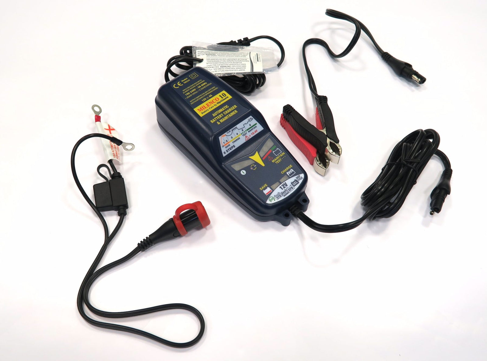 Milenco OptiMate 10 – 12V 10A Smart Battery Charger, Maintainer & Desulfator