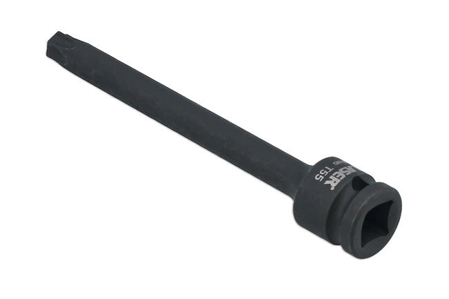 Laser Extra Long Impact Star Bit Socket 1/2"D T55