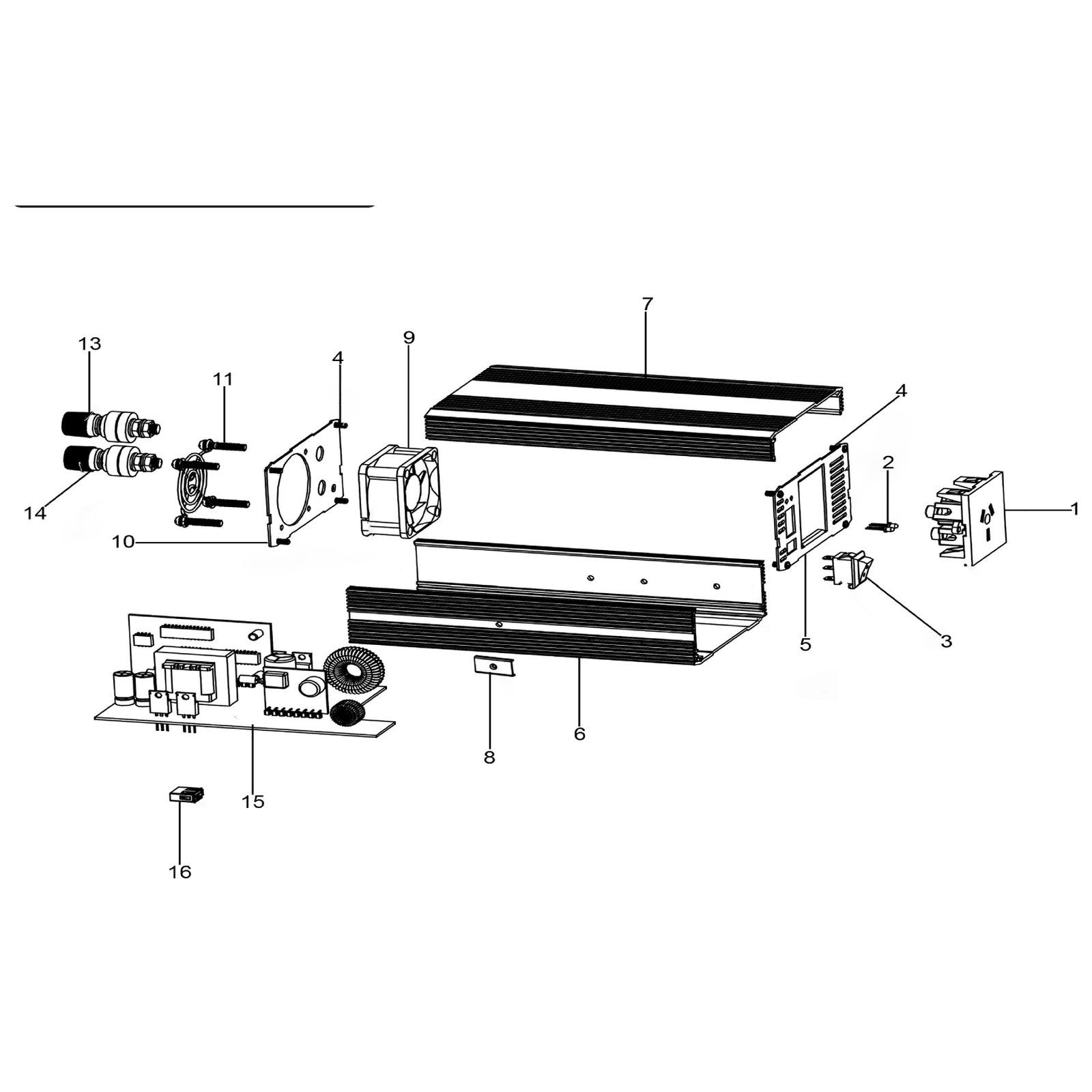 Sealey Upper panel PSI300.V2-07