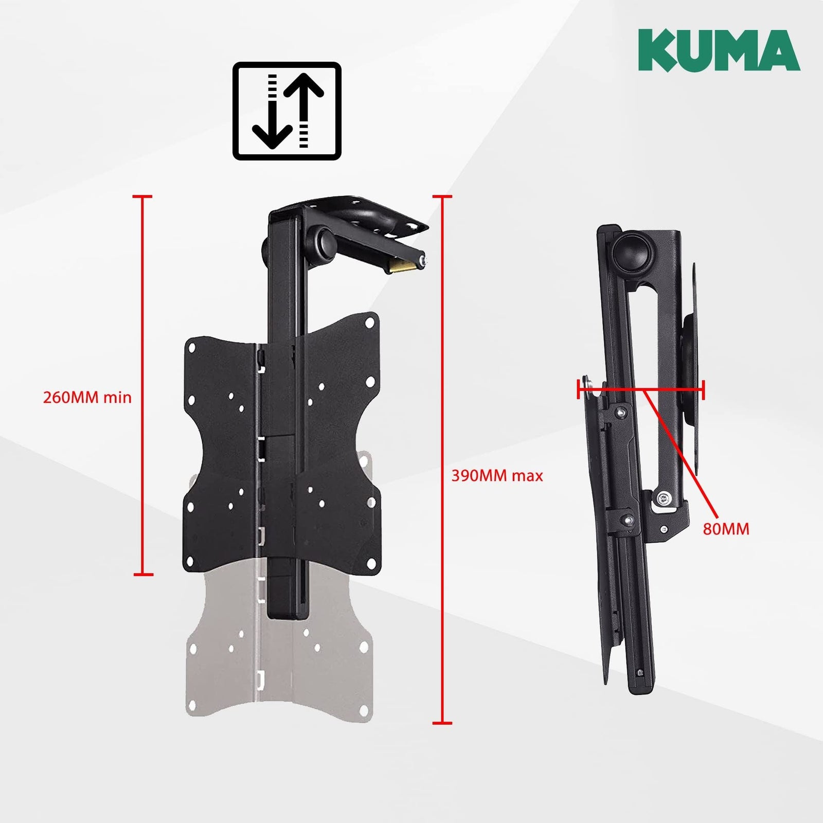 Kuma Flip Down Tv Bracket BKUMBRK156