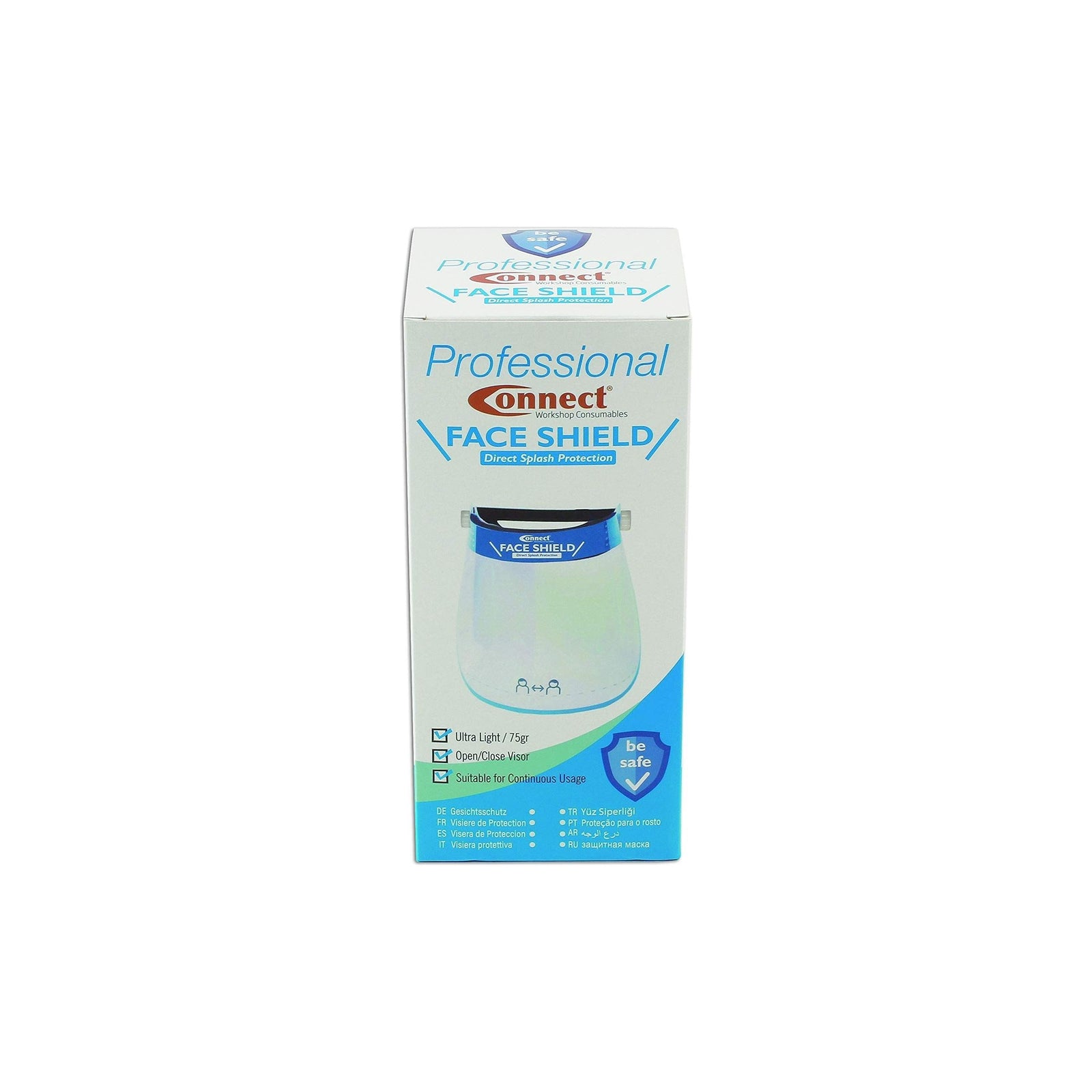 Connect Professional Face Shield Direct Splash Protection 1pc 35369