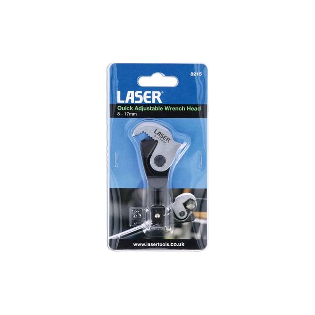 Laser Quick Adjustable Wrench Head 8 - 17mm 8215