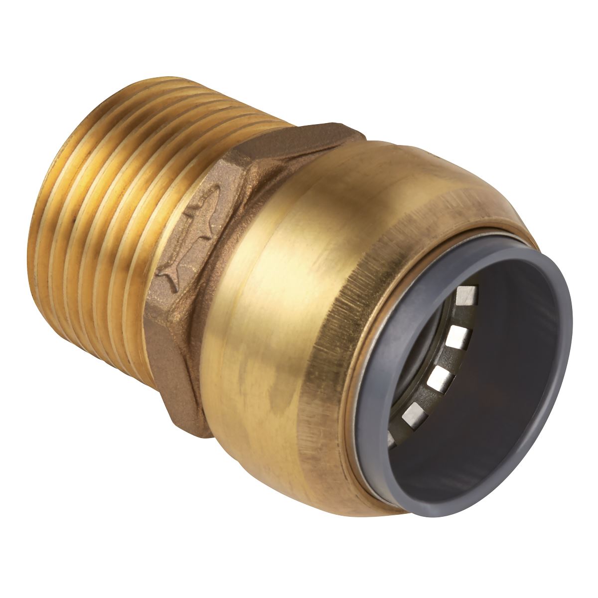 Sealey SharkBiteï Straight Adaptor 22mm x 3/4"BSPT Brass SBA22BSA