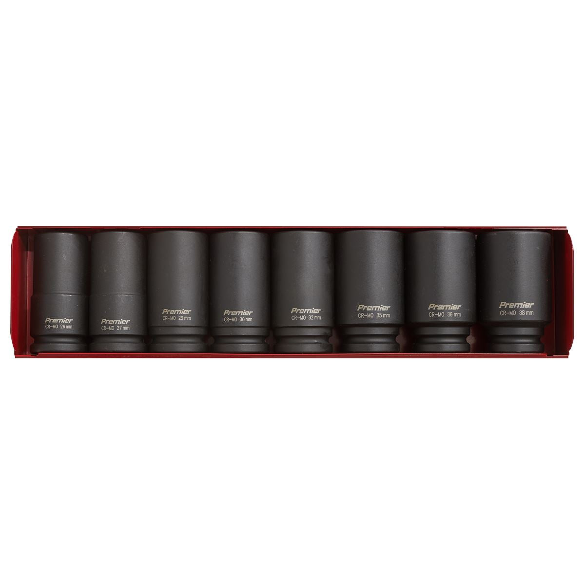 Sealey Premier Deep Impact Socket Set 3/4"Sq Drive 8pc AK80/9M