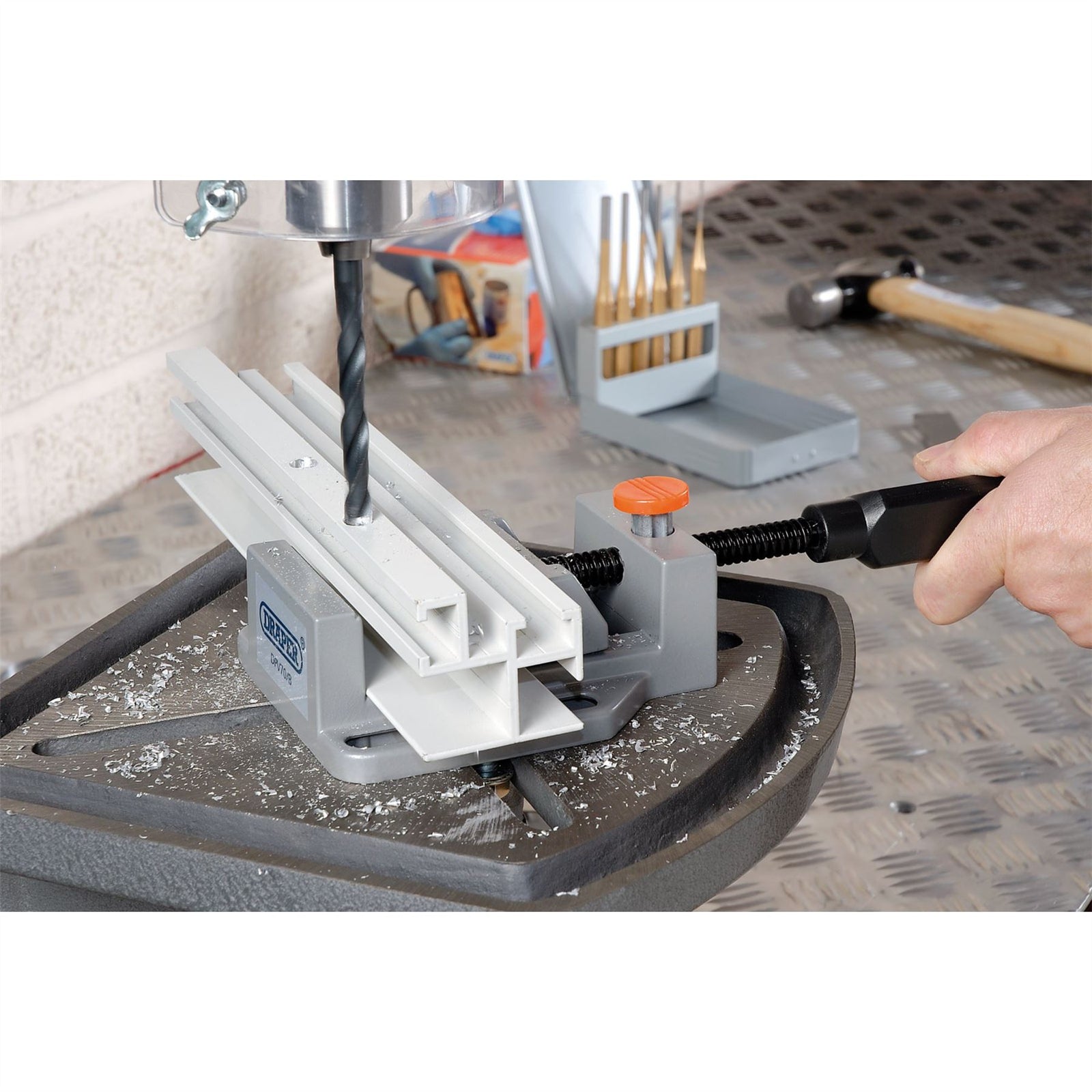 Draper Quick Release Drill Press Vice, 70mm 40390