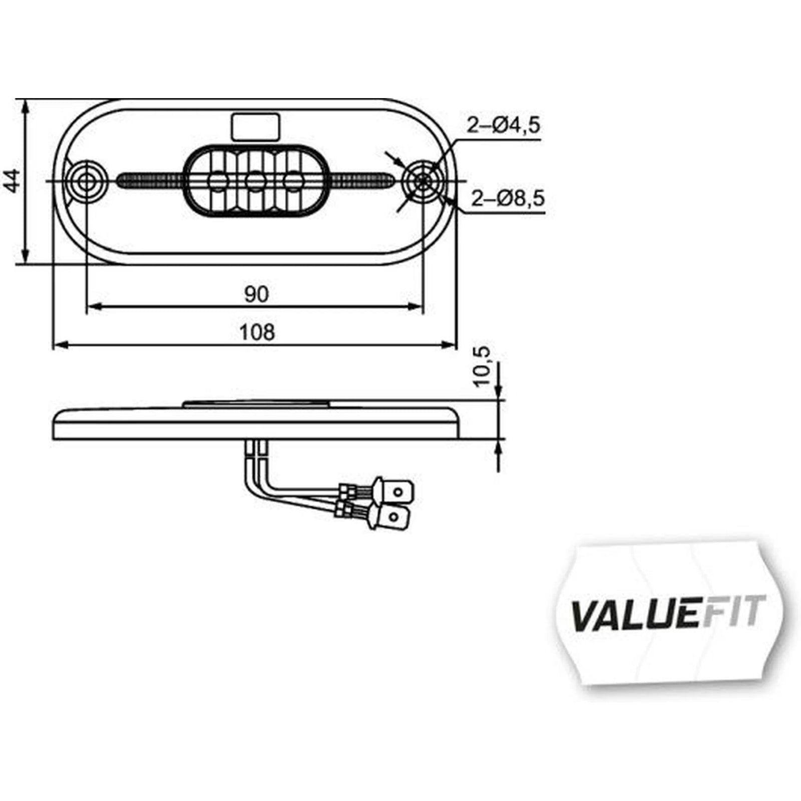 Hella Lamp Por MD12 2PG Front 2PG 357 009-021 2PG 357 009-021