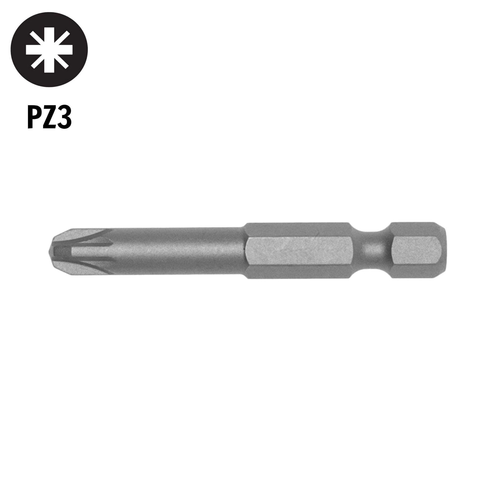 Teng Tools 1/4" PZ Bits 25mm PZ3 10 pcs