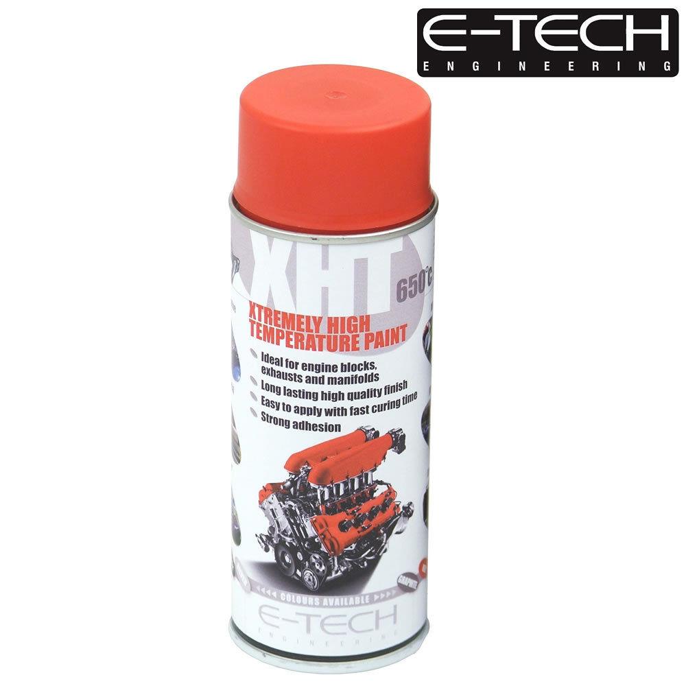 Red E-Tech 400ml Extremely High Temperature Paint XHT VHT Exhaust